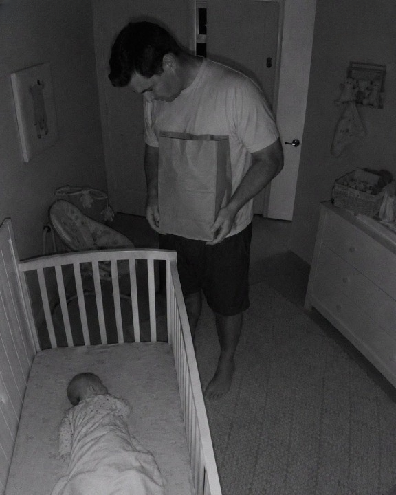 Every Night at 2 A.M., My Husband Went Into the Nursery With a Paper Bag — When I Finally Saw What Was Inside, I Was Speechless