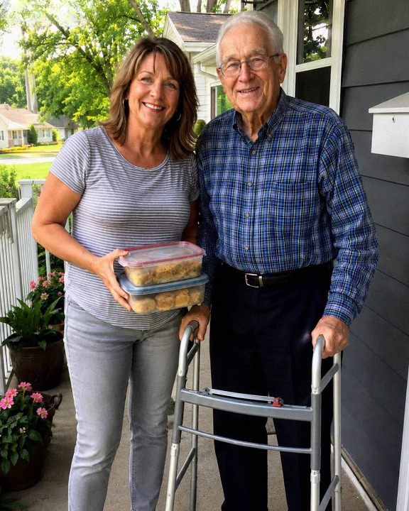 For Nine Years I Delivered Meals to My Elderly Neighbor—After His Memorial Service, a Letter Led Me to a Forgotten Freezer That Held an Unexpected Surprise