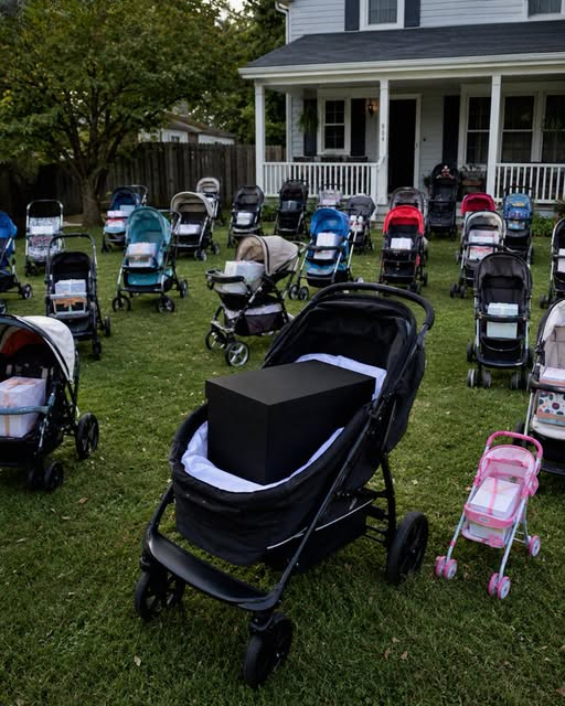 The Lawn of Strollers: A Mother’s Grief, the Sidewalk Encounter, and the Unopened Boxes at Dawn