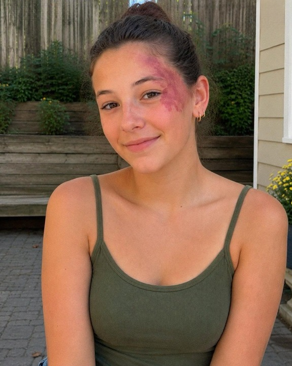 The Spotlight on Her Face: A Mother’s Journey Through Resilience