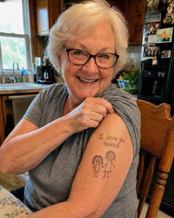My Husband Said My Granddaughter’s Drawing Tattoo Had “Ruined” Me — Then His Brother Told Me What She Had Said to Him