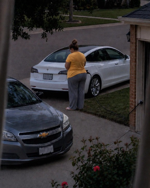 My Neighbor Secretly Charged Her Electric Car From My House Every Night — So I Found a Legal Way to Make Sure She Finally Understood