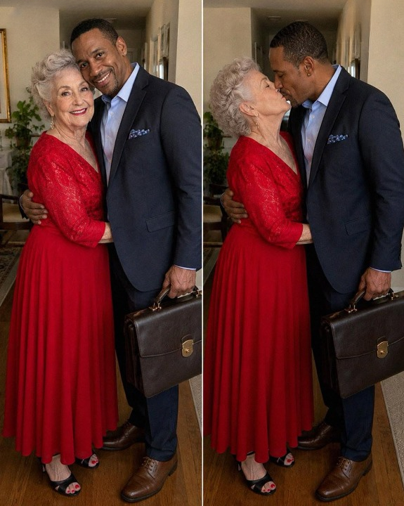 My 72-Year-Old Mom’s Younger Boyfriend Always Fled Family Dinner Right Before Dessert Every Single Week Without Fail—Until the Night My Teen Daughter Secretly Followed Him and Returned in Tears Carrying His Mysterious Leather Briefcase