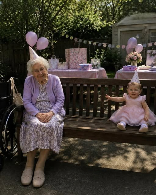 My 101-Year-Old Grandmother Couldn’t Walk but Refused to Miss My Daughter’s First Birthday – She Arrived with a Bag on Her Wheelchair