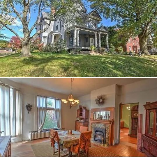 Built in 1868 and Listed for Only $89,900: An 8-Bedroom, 5-Bath Home With 6,566 Square Feet of History