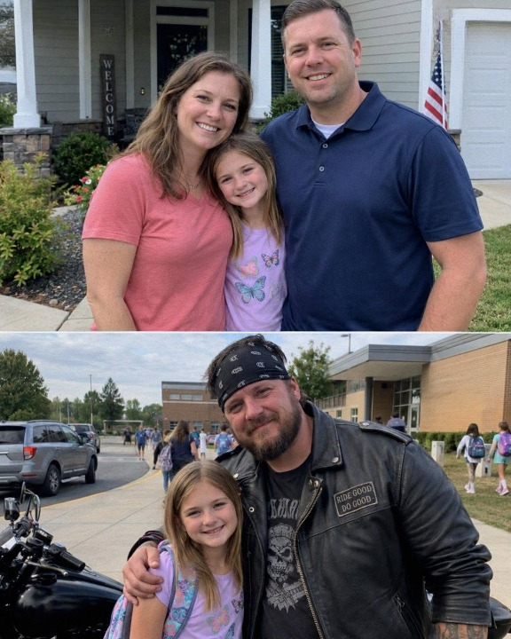 My Husband Was Furious That Our Intimidating Biker Neighbor Walked Our Seven-Year-Old Daughter Home From School—Then Her Teacher Called and Revealed the Secret Behind His Daily Visits