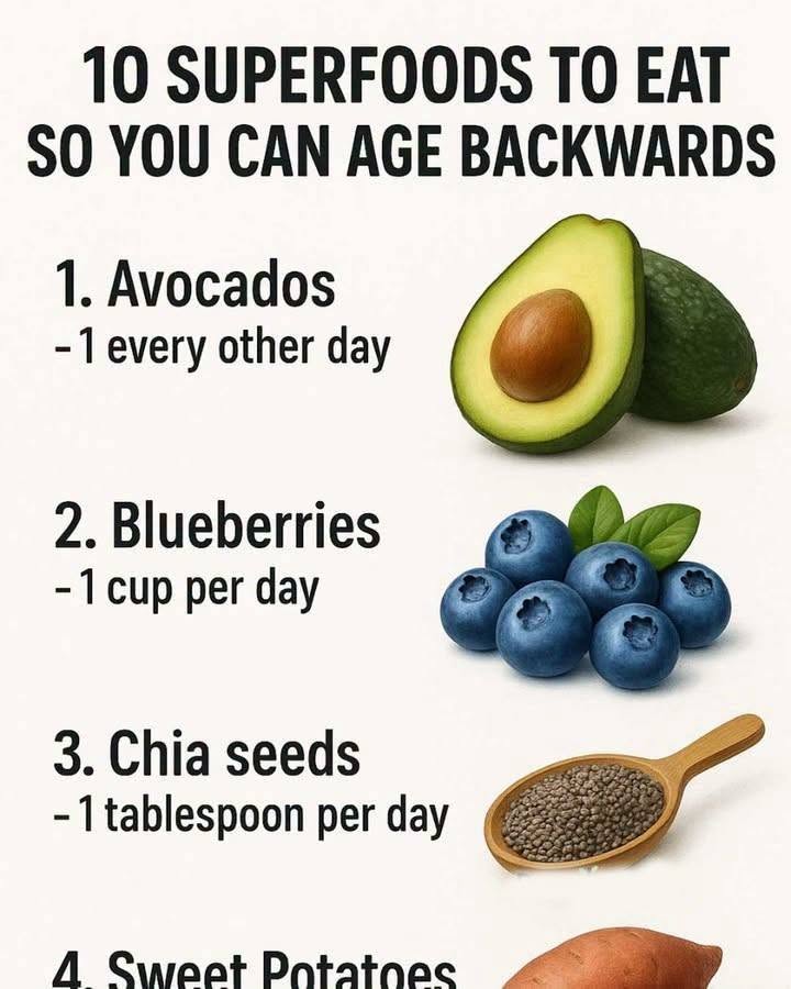 10 Nutrient-Rich Foods That May Support Healthy Aging, Energy, Heart Health, and Overall Well-Being as You Get Older