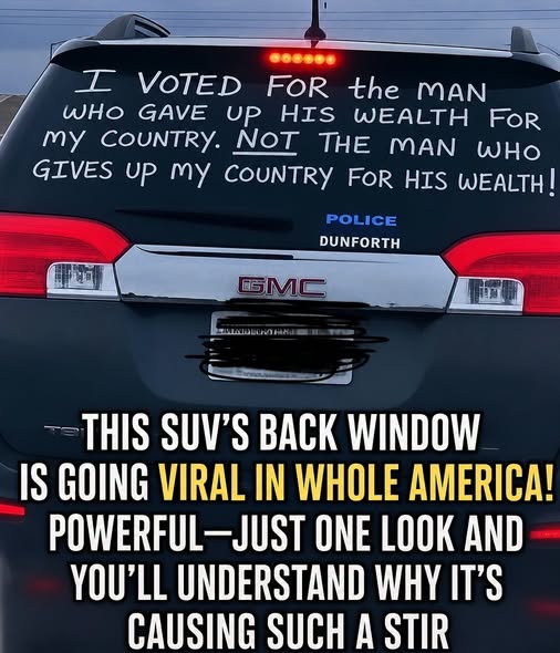 The Message on a Car Window That Turned an Ordinary Drive Into a Moment of Reflection