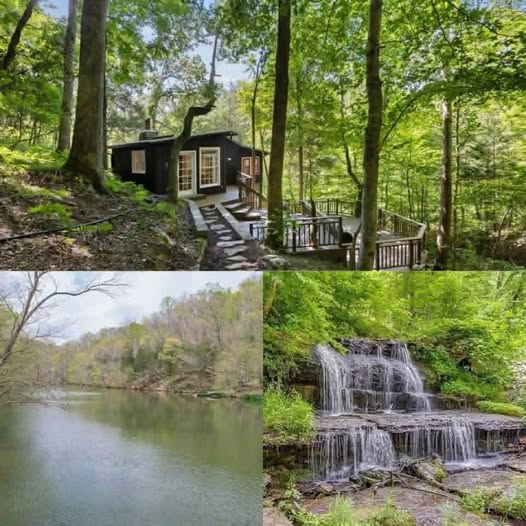 Private Tennessee Cabin on Wooded Acreage Offers a Peaceful Retreat Near the Water