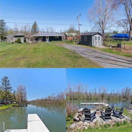 Updated Waterfront Ranch in Seneca County Offers Comfortable Living and Access to Outdoor Recreation