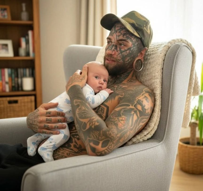 24-Year-Old Father Makes a Major Personal Change After Becoming a Dad, and His Journey Has People Talking About Tattoos, Family, and New Beginnings