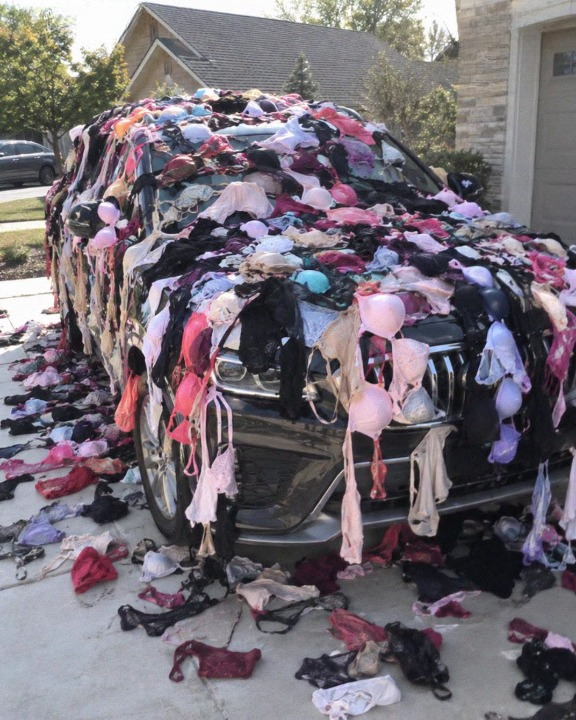 I Walked Outside to Find My Husband’s Car Covered in Strange Personal Items—Then an Anonymous Video Arrived on My Phone and Revealed a Secret I Never Expected