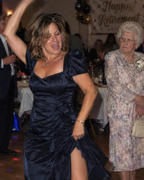 My Husband’s Mother Mocked the $30 Thrift-Store Dress I Wore to His Retirement Celebration—Then His Boss Recognized One Tiny Detail and Asked Her a Question That Changed the Entire Evening
