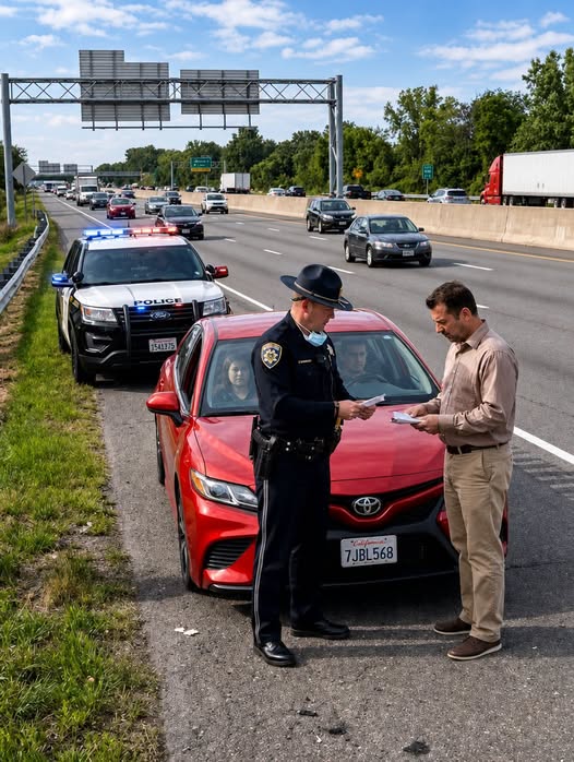 The Officer Checked My Wife’s License—Then Quietly Told Me Not to Go Home