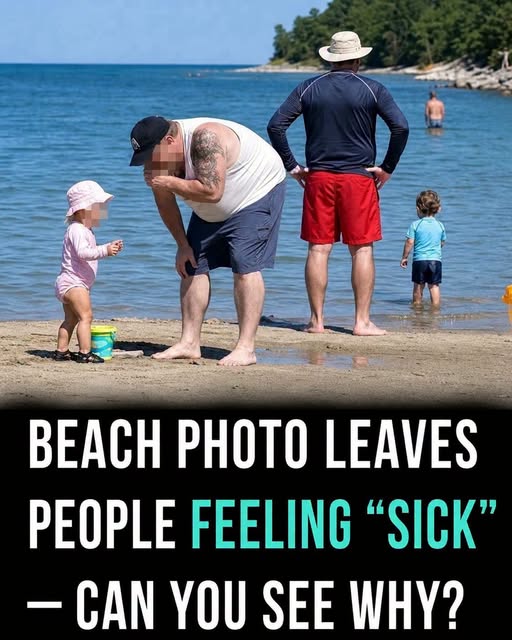 A Family Beach Photo Seemed Completely Ordinary — Until People Noticed Something in the Background