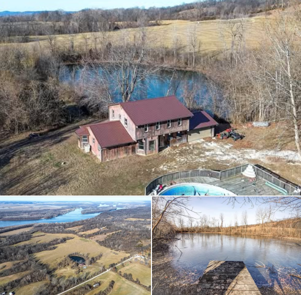 $199,000 for 10 Acres With a 5-Bedroom Country Home, Stocked Pond, Private Dock and Horse Pasture — A Property Full of Possibilities for Rural Living