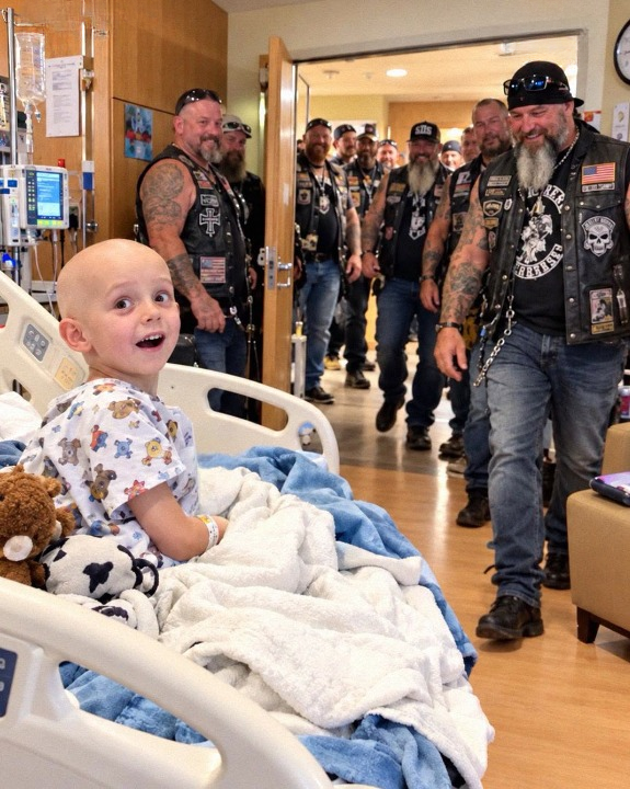 My Seriously Ill Son Had One Dream: To Become a Biker—Then a Tattooed Doctor Walked In With Twelve Motorcyclists