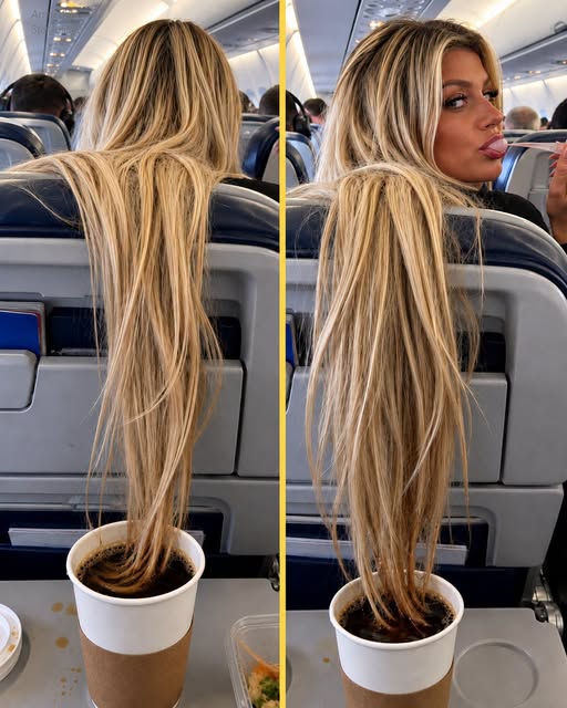 A Rude Passenger Kept Throwing Her Hair Into My Food on a Flight — Until One Unexpected Discovery Changed Everything